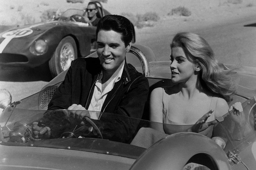 Elvis Presley and Ann-Margret in Stockcar